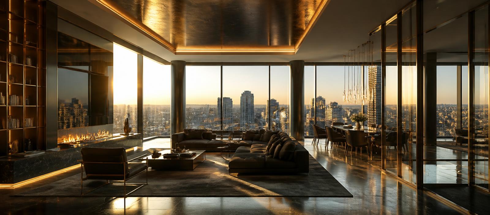 Solstice Penthouse, Private residence architectural concept